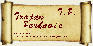Trojan Perković vizit kartica